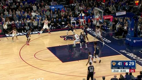《NBA全场集锦》回顾76人vs尼克斯交战记录 缺少恩比德的76人能否与尼克斯抗衡