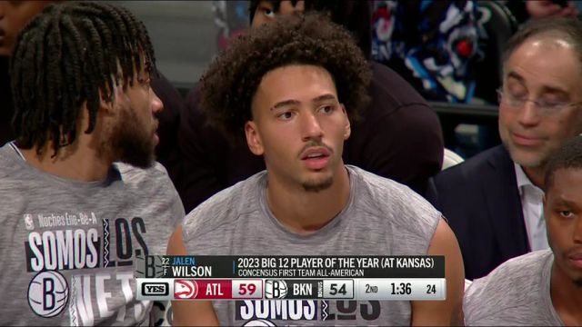 NBA常规赛：老鹰vs篮网英文原声全场回放