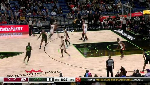 《NBA全场集锦》NBA常规赛：热火vs鹈鹕第3节英文原声回放