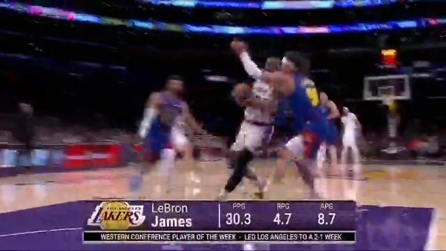 NBA常规赛：国王vs湖人英文原声全场回放