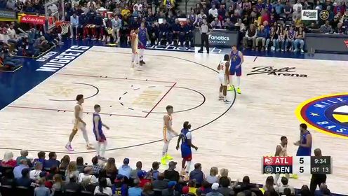 《丹佛掘金》【回放】NBA常规赛：老鹰vs掘金第1节英文原声回放