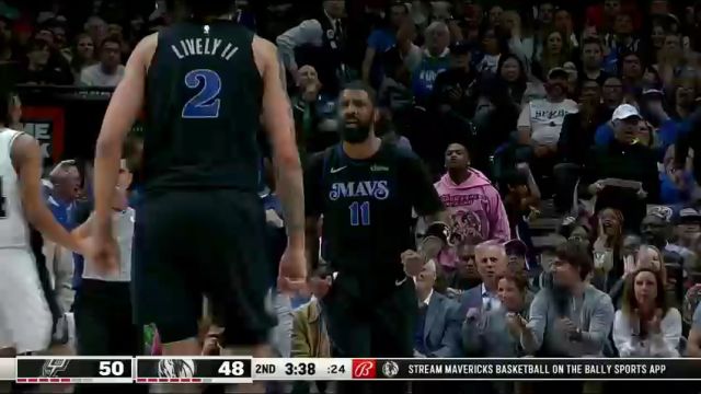 马刺vs独行侠第2节英文原声回放