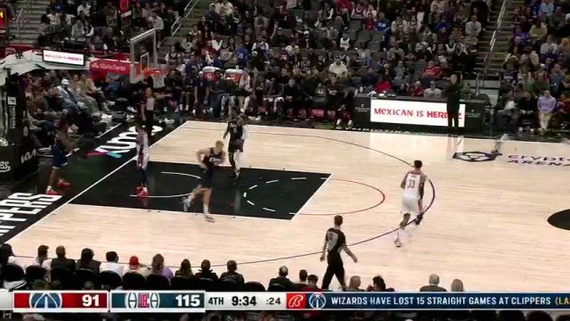 奇才vs快船第4节中文解说回放