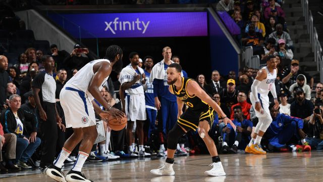 快船130-125勇士 库里空砍41分 快船末节三分神准逆转勇士