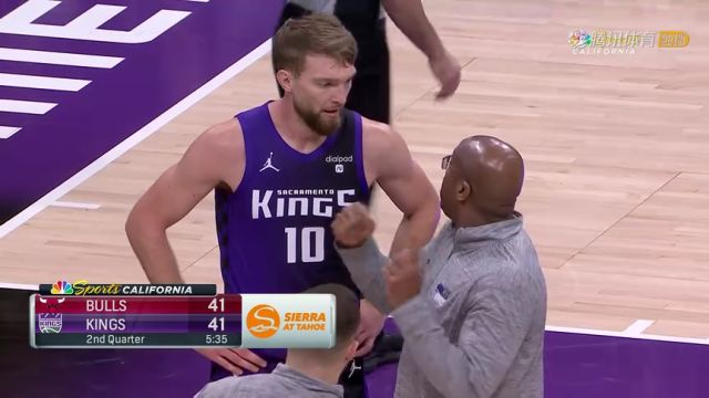 公牛vs国王第2节英文原声回放