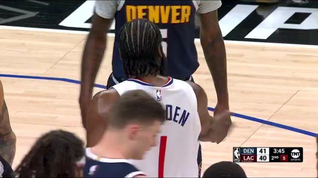 NBA常规赛：掘金vs快船第2节中文解说回放