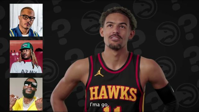 NBA常规赛：快船vs老鹰第1节英文解说回放