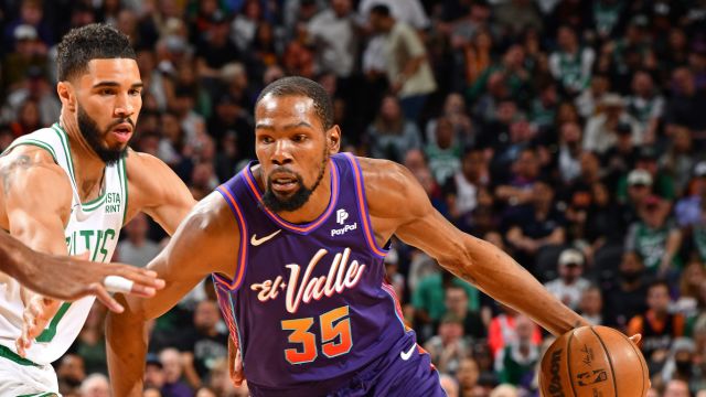 杜兰特vs凯尔特人集锦 空砍45+10+6攻传一体难救主