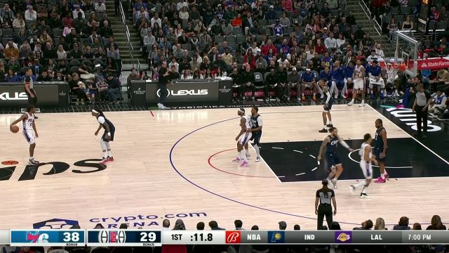 马克西vs快船集锦 内外开花轰下24分率队取胜