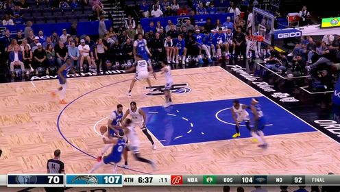 《NBA全场集锦》一气呵成！古德温眼疾手快抢断助攻斯蒂文斯跟进补扣