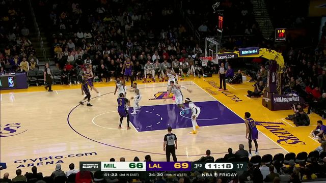 拉塞尔vs雄鹿集锦 梦幻发挥收获全场最高44分