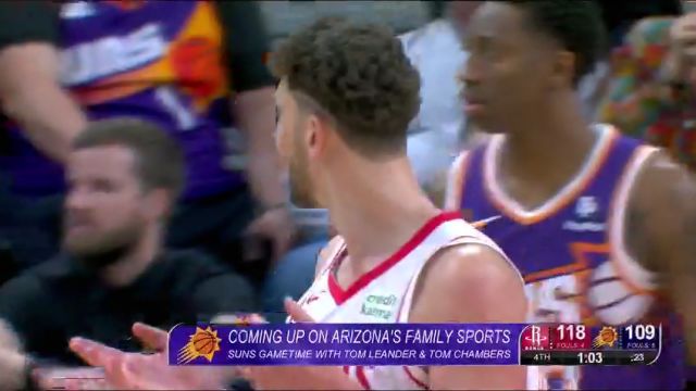 NBA常规赛：火箭vs太阳第4节英文原声回放
