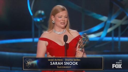 莎拉·斯努克凭《继承之战》获本届艾美奖剧情类剧集最佳女主角，最大感谢送给刚出生的女儿