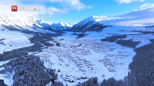 治愈系雪景!冬日里的禾木村静谧又辽阔