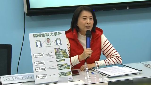 蓝营民代指控台湾公股银行为赖清德助选,主导者是民进党前主席