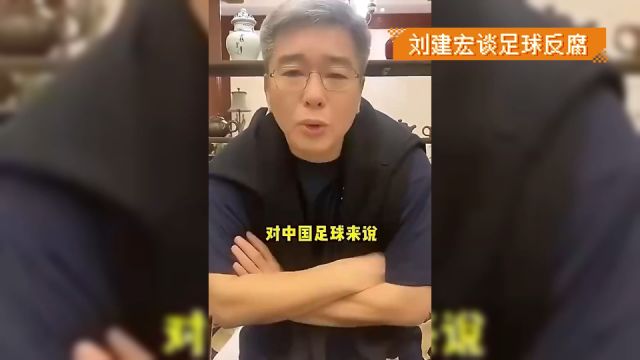 刘建宏谈足球反腐:陈戌源等官员进去了对中国足球并无太大帮助