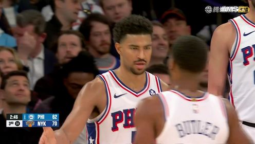 《NBA全场集锦》NBA常规赛：76人vs尼克斯中文解说全场回放