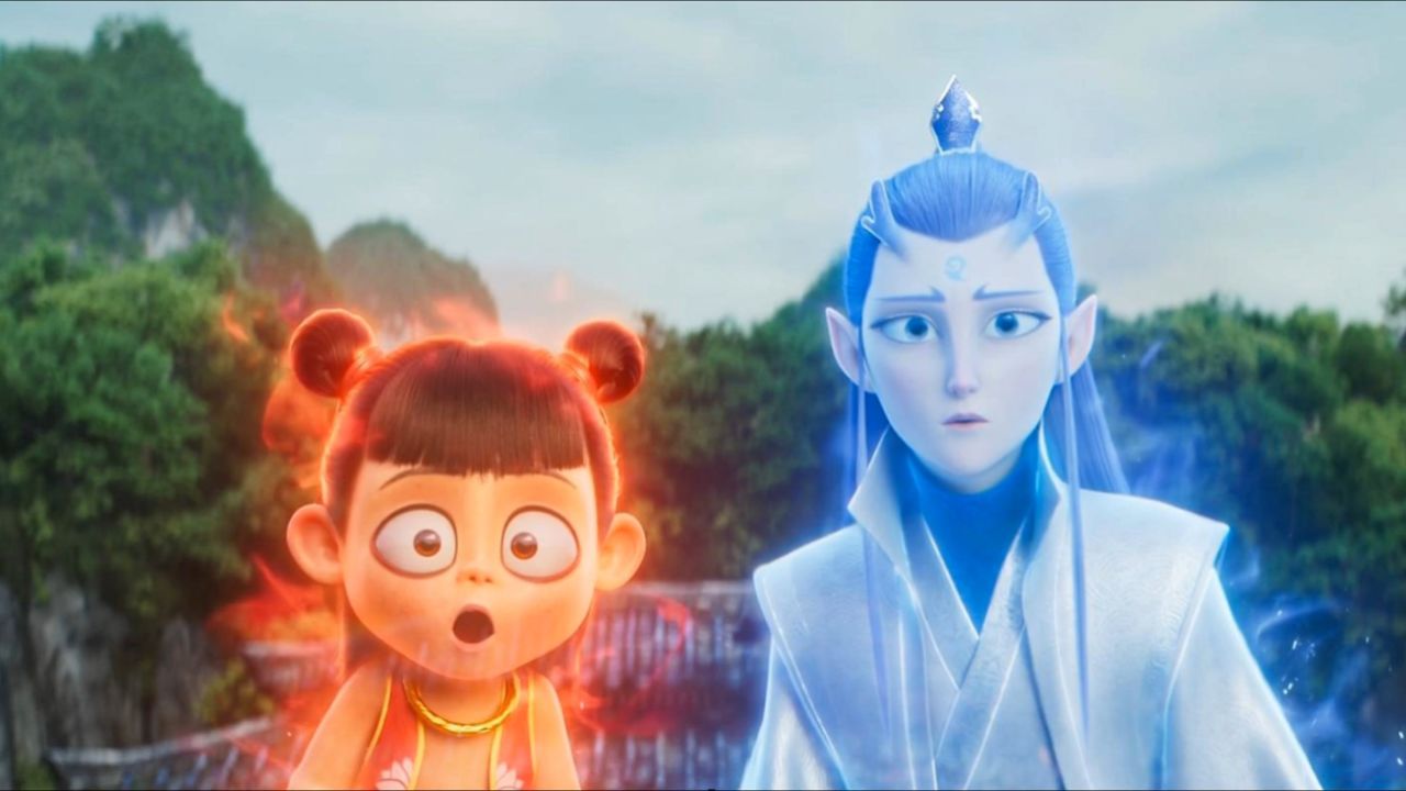 《哪吒2之魔童闹海》:当冰与火冲破天庭结界,敖丙枪尖滴落的龙血与哪吒混天绫缠绕的雷劫,是宿命的终结还是神话的重写?_高清1080P在线观看平台 ...