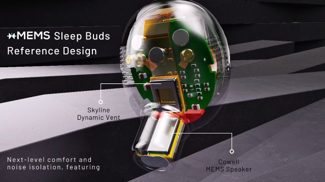 xMEMS睡眠耳机参考设计