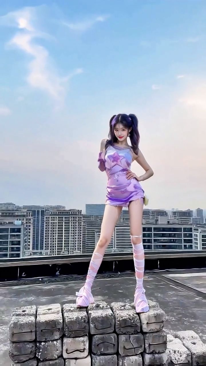 天台跳舞小姐姐