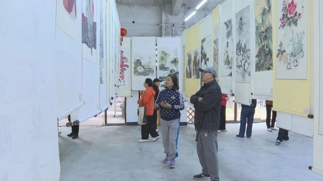 龙宝斋书画作品展在琼海开展