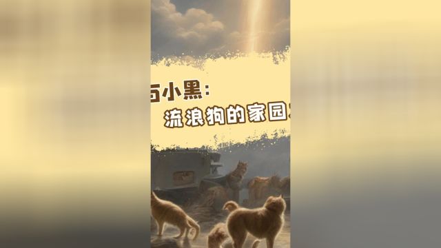 大白与小黑:流浪狗的家园之旅 #汪星人