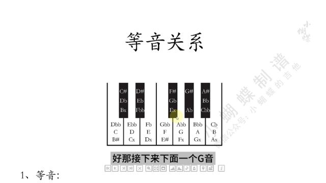 7第一站 音 第七天 等音关系