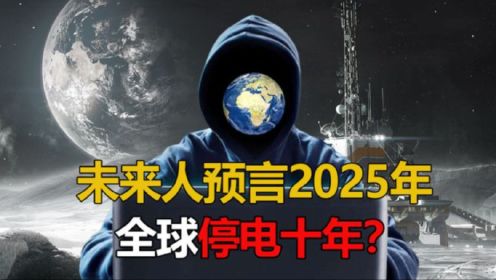 2025将全球大停电？3036年的未来人预言，人类社会将倒退几十年