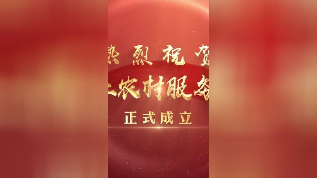 热烈祝贺中国农业农村服务业联盟正式成立!