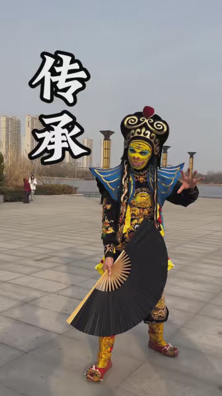 网友:我看到了传承 #传承和弘扬民族文化社火 #非物质文化遗产