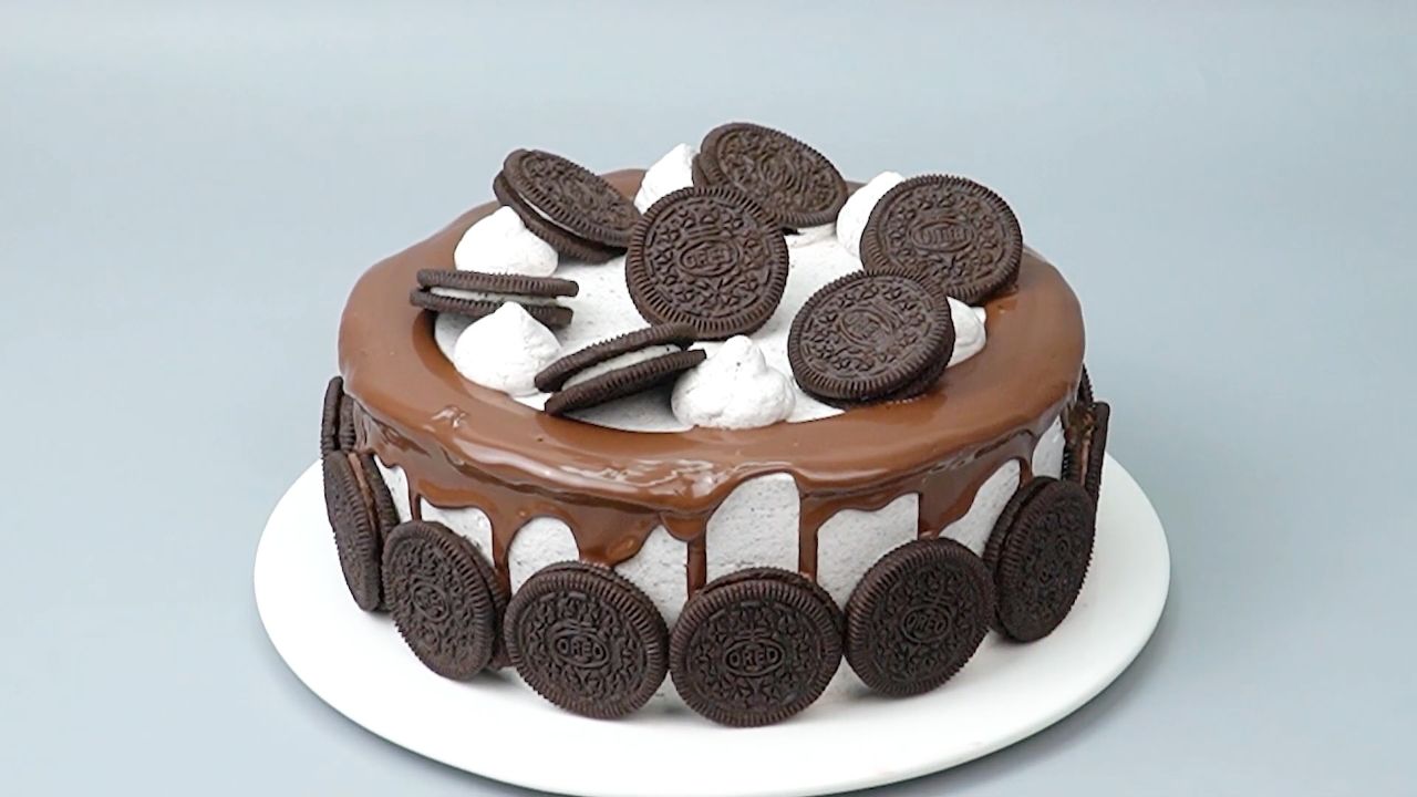 奥利奥巧克力蛋糕装饰创意