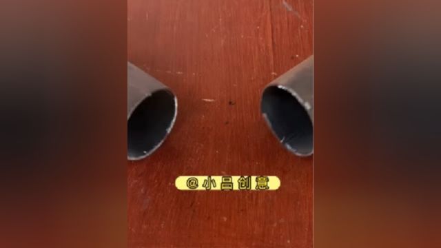 三节钢管互相垂直无缝焊接在一起你敢相信吗机械制图大学生教你如何制作.