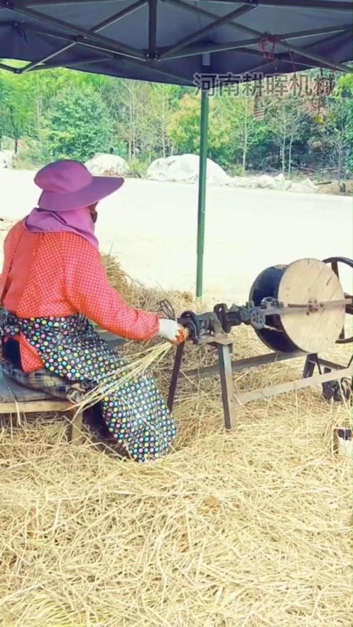 草绳机 布条机 稻草编绳机 水稻秸秆编织机