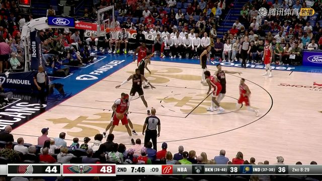 2023/24赛季NBA常规赛：开拓者 VS 鹈鹕 全场回放