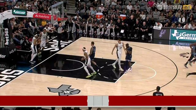 2023/24赛季NBA常规赛：灰熊 VS 马刺 全场回放