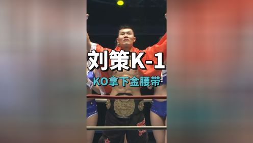 刘策vs卡里米安，KO夺得K-1世界冠军