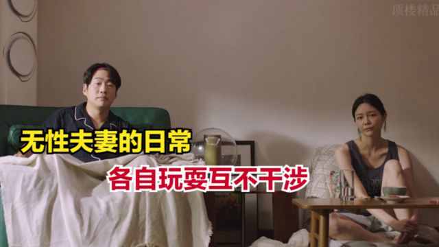 无性夫妻的日常,各自互不干涉,接触一次像是过年韩剧