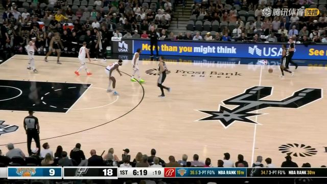 2023/24赛季NBA常规赛：尼克斯 VS 马刺 全场回放