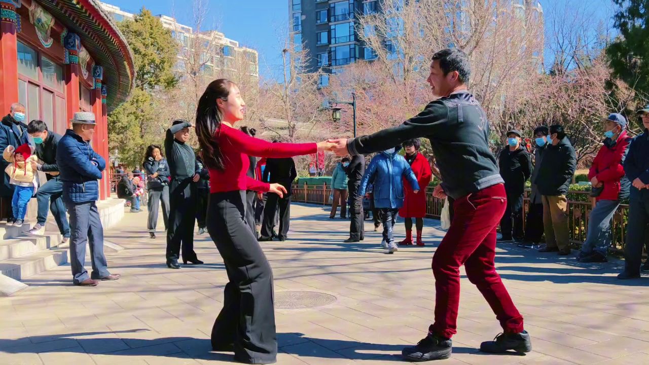 吉特巴双人对跳,节奏动感,虎哥和烟火配合默契