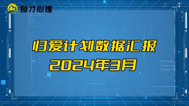 2024年3月归爱数据