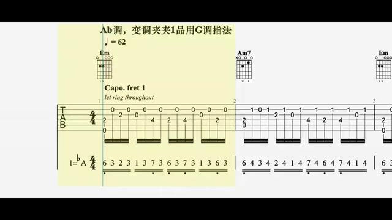 【吉他独奏】傻女(陈慧娴) #吉他谱 #吉他老杨 #吉他独奏 #吉他指弹