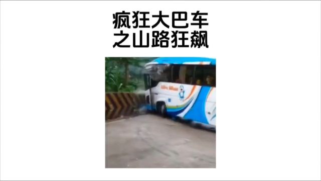 印度疯狂大巴车山路狂飙,不穿尿不湿根本坐不了