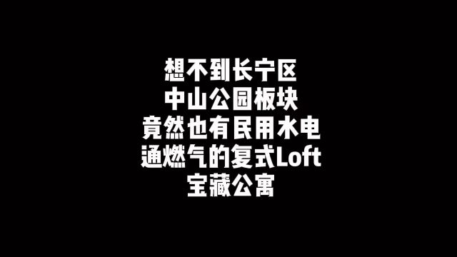 上海长宁区中山公园板块民用水电通燃气的一套大面积loft 结尾有彩蛋!#创作灵感 #上海买房 #好房推荐 #带你看房 #实景拍摄 #情侣 #今日优质房源