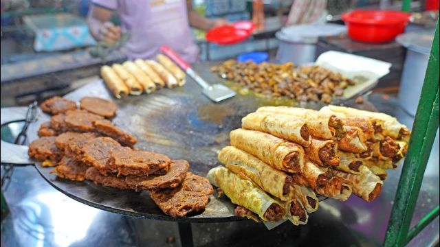 孟加拉 roti 牛肠卷,领略街头小吃的魅力