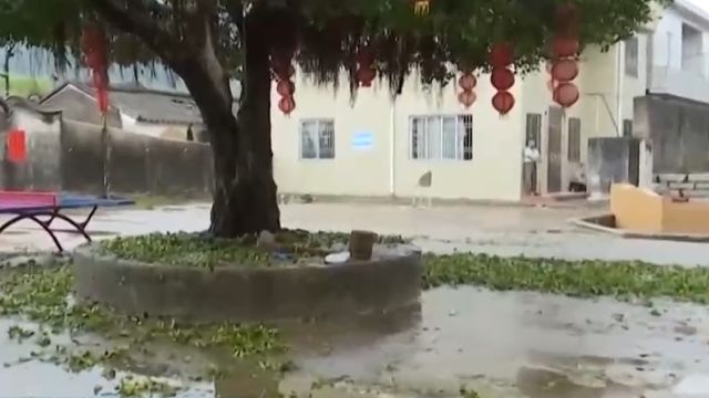 广东汕尾:遭遇大风雷电天气,部分地区出现冰雹