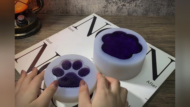 #滴胶#手工#diy#猫爪首饰盒