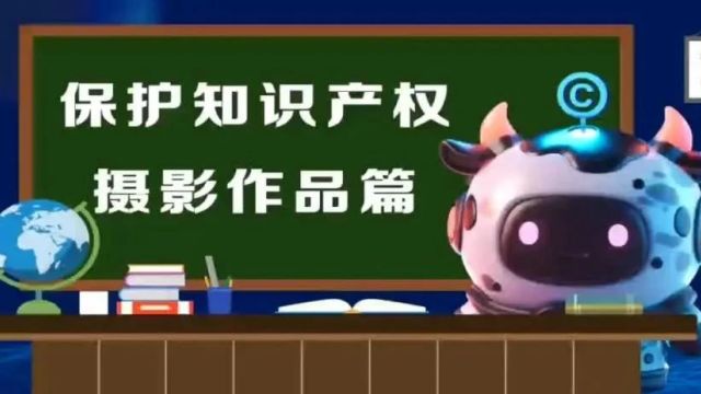 【保护知识产权摄影作品篇】