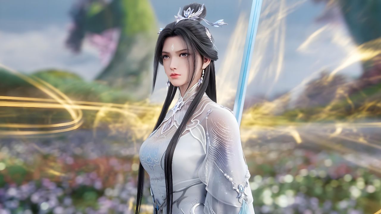 《诛仙》鬼厉陆雪琪花海大战燃虐