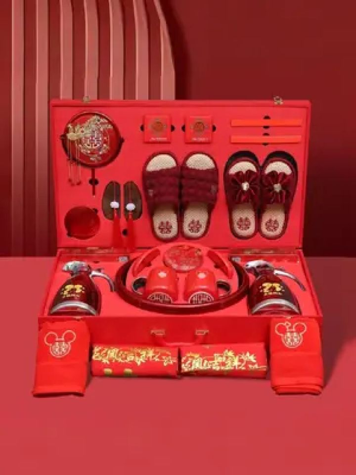 陪嫁套装 #女方嫁妆 #娘家喜盆 #陪嫁礼盒