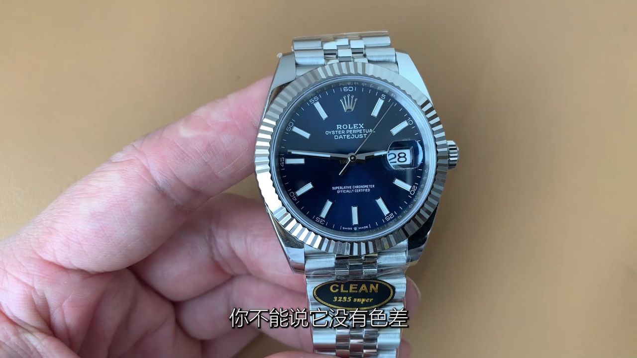 新款劳力士蓝面日志五珠链腕表 41毫米 cal.3235机芯
